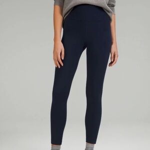 Lululemon Athletica Align Dark Blue Inkwell High-Waisted Yoga Work Out Leggings